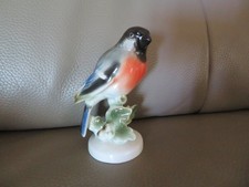 oiseau bouvreuil en porcelaine