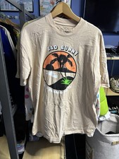 AUTHENTIC Bad Bunny Un Verano Sin Ti Worlds Hottest Tour Tan Island Shirt SZ L