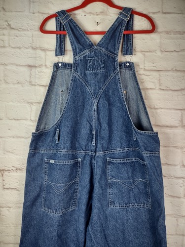 Revolt Vintage 90s Overalls Size 20 Embroidered Floral Detail Hippie Boho Cute - Picture 14 of 16