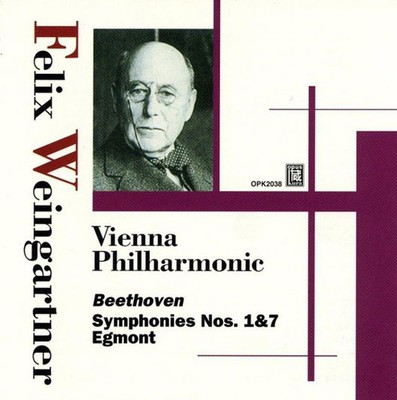CD: Felix Weingartner, VPO - Beethoven: Symphony No.1 & No.7 (OPK2038)