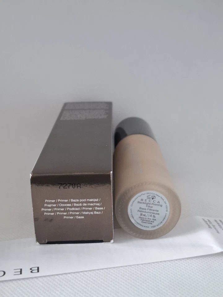 BECCA Backlight Priming Filter 30ml Full Size Primer New BNIB Rare Genuine x1  - Image 2 of 4