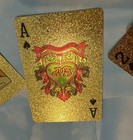 Beautiful Gold Foil Deck of Playing Cards * 52 + 2 Jokers * Poker Blackjack New — photo 3