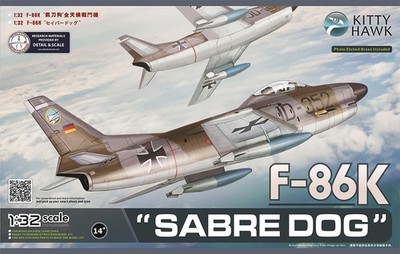 KH32008 KITTY HAWK _V 1/32 F-86K Sabre Dog Bundesluftwaffe