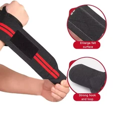 Gym training power weight lifting wrist wraps straps bandage cross fit support