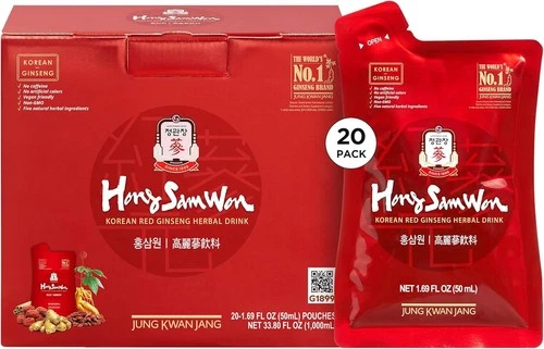 Cheong Kwan Jang Korean Red Ginseng Drink - 20 Pouches