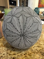 Wowza! Acoma Peublo Pottery 7 X 7” by Carrie Chino-Charlie