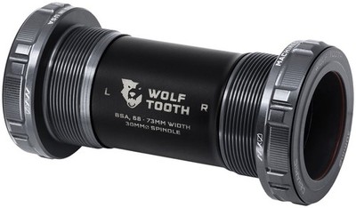 Wolf Tooth MK0 Ceramic Bottom Bracket - BSA, 68/73mm, 30mm Spindle, Shadow Gray