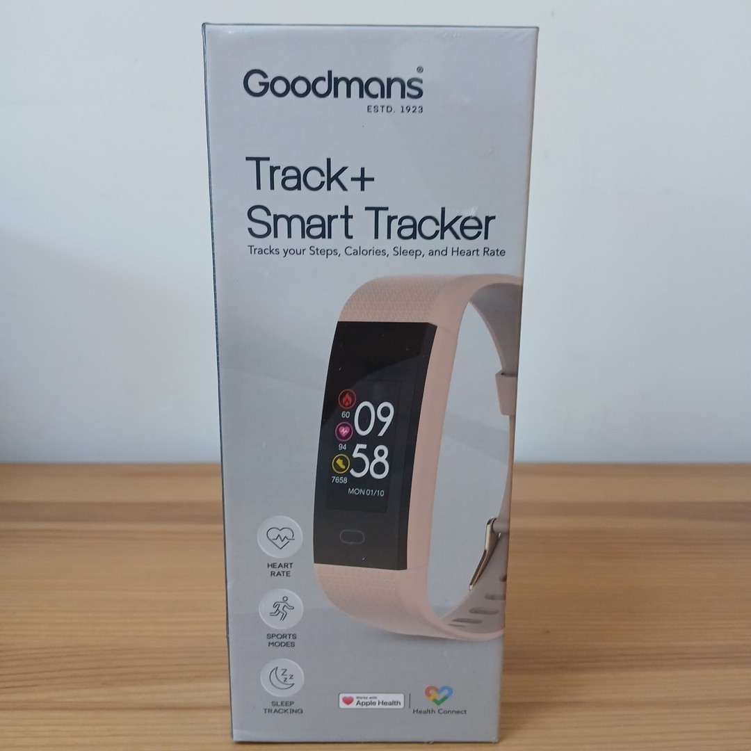 Brand New Goodmans Track + Smart Tracker Pink Heart Rate Calorie Step Tracking