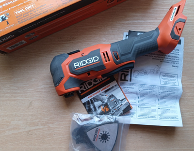 #ad ⭐NEW⭐ Ridgid R86242 18V Brushless Cordless Oscillating Multi Tool w Accessories $79.95
