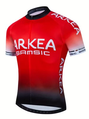 Arkea Samsic Radtrikot Gr. M Sport rot-schwarz TT-00040