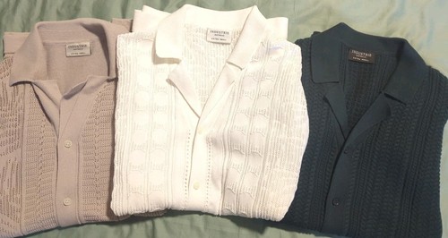 3 x Industrie Mens Short Sleeve Knits (XS)