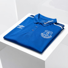 Everton Umbro 2019-20 Training Polo T-Shirt / BNWT / Blue / RRP £38/Size XL