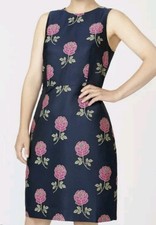JCrew SHEATH DRESS IN FLORAL JACQUARD Size 8 Used Very Good Condition