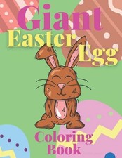 Giant Easter Egg Coloring Book: for Kids, easter egg design, great gift for east