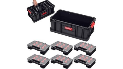5901238251613 Skrzynka narzędziowa modułowa otwarta 26L TWO BOX 200 + 6 x organi