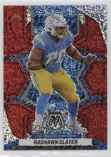 2022 Panini Mosaic Redemption Pack Red Sparkle Prizm Rashawn Slater #105 oh8