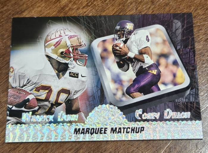 1997 Press Pass #MM2 Warrick Dunn / Corey Dillon Marquee Matchups