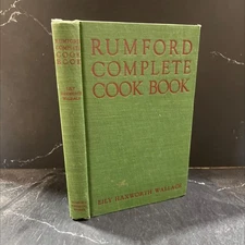 the rumford complete cook book book, by lily haxworth wallace, 1935 Hardcover