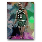 M. L. Carr Art Card Limited 16/50 Edward Vela Signed (Boston Celtics)