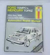 Haynes Ford Tempo & Mercury Topaz 1984-1994 Gasoline Engine Models Repair Manual