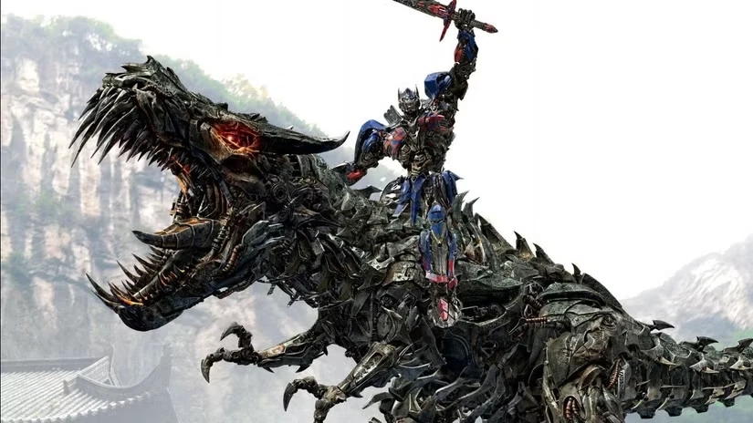 Transformer FILM 2014 "Age of Extinction"  GRIMLOCK (33 cm) Transformers ENORME! - Immagine 2 di 4