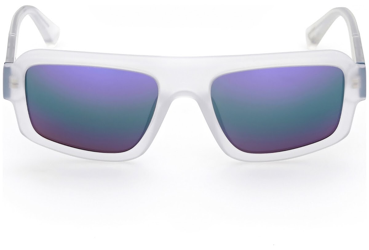 Diesel DL0348 26X Crystal Squared Plastic Mirrored Sunglasses Frame 54-19-145 19090₽