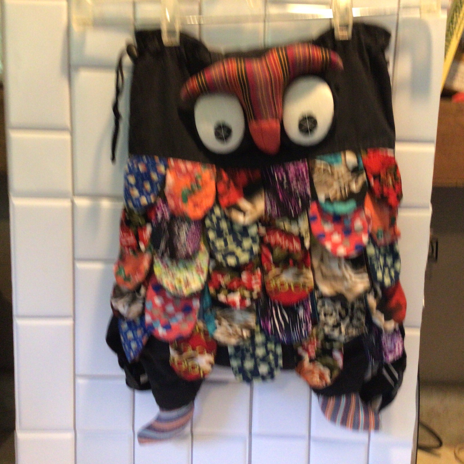 The Collection Royal Patchwork Owl Backpack/ Bag/… - image 1