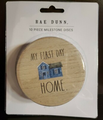 NEW! RAE DUNN 10 Piece Milestone Discs Gift for Newborns My First Holidays