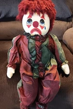 Handmade Clown Doll (Sad Sammy)