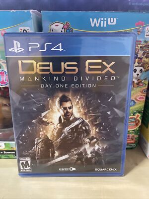 Deus Ex Mankind Divided Day One Edition (Playstation 4) Brand New Factory Sealed
