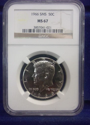 1967 Kennedy SMS Half Dollar NGC MS67
