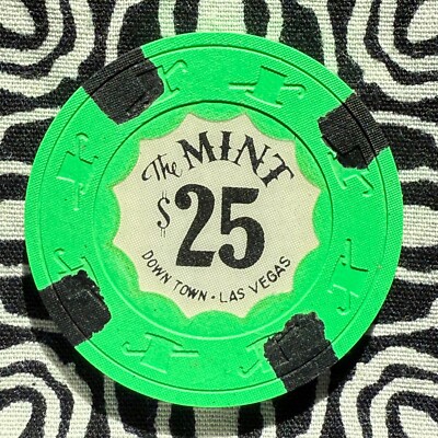 The Mint $25 Las Vegas, Nevada Poker Gaming Casino Chip B32