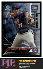 2018 Bowman ##-FR Fernando Romero Minnesota Twins Chrome Bowman Hashtag Trending