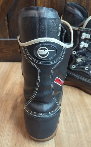 Vtg VANS Mens Snowboard Boots High Standard Sz 8 Ergo Lite Retro Black - Picture 4 of 11