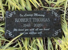 Memorial Stone for Mom Dad, Personalized In Loving Memory Stone