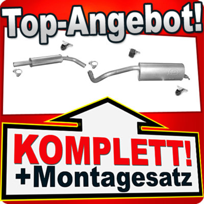 Auspuff für SEAT IBIZA IV (6J, 6P) 1.4 16V 1.6 LPG ab 2010 Auspuffanlage