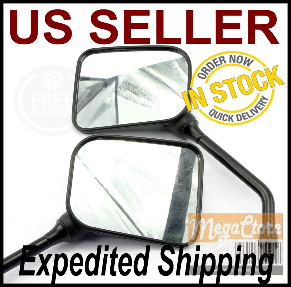 Kawasaki GPz KLR650 KL250 LTD CSR KE250 KE175 KLX KL Versys ZRX ZR SLIM Mirrors - Image 2 of 4