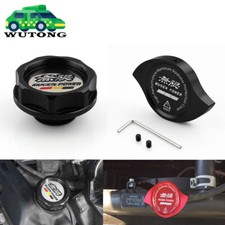 Black Racing Engine Oil Filler Cap Radiator Cap Kit Mugen Power For Honda Acura