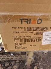 AX7441 Triad Ent/ 48" Shelf Liners 6" Shelf X10 Store Gondola Shelves Universal