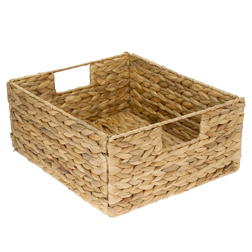 Cesta de almacenamiento HMF de jacinto de agua adecuada para estante Kallax medio compartimento - Imagen 4 de 17