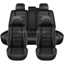Full 5-seats Front Rear For Acura Tlx Rdx Mdx Ilx Tsx Leather Car Seat Covers