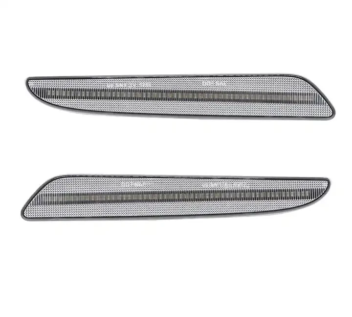 Luz marcadora lateral ámbar LED transparente Facelift para Mercedes Benz Clase E W211 07-09 Foto 4 de 4