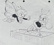 MOTH AND THE FLAME 1938 GRÁFICOS PROMOCIONALES FOTOCOPIA Imagineering Moth Balls