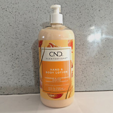 CND Hand Body Scentsations Tangerine Lemongrass Lotion 976 ml / 33 oz