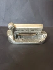 Vintage 1984 Hudson Covered Bridge Fine Pewter P.W. Baston Jr. 4185 unique rare