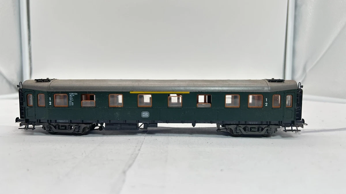 Vagón de tren rápido Roco H0 4291 1/2. Clase de DB sin embalaje original 2 ej...