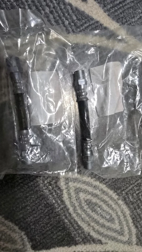 PARA BMW ABS Unidad a Línea de Freno Trasero Manguera Hydro Boost Bajo Capucha Juego L & R Foto 2 de 3