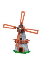 Pebaro 834/1 Solar Holzbausatz WindmüHle, 3D Puzzle, Modellbausatz, Basteln ...