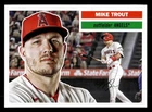 2023 Topps Archives #1 Mike Trout Card Los Angeles Angels