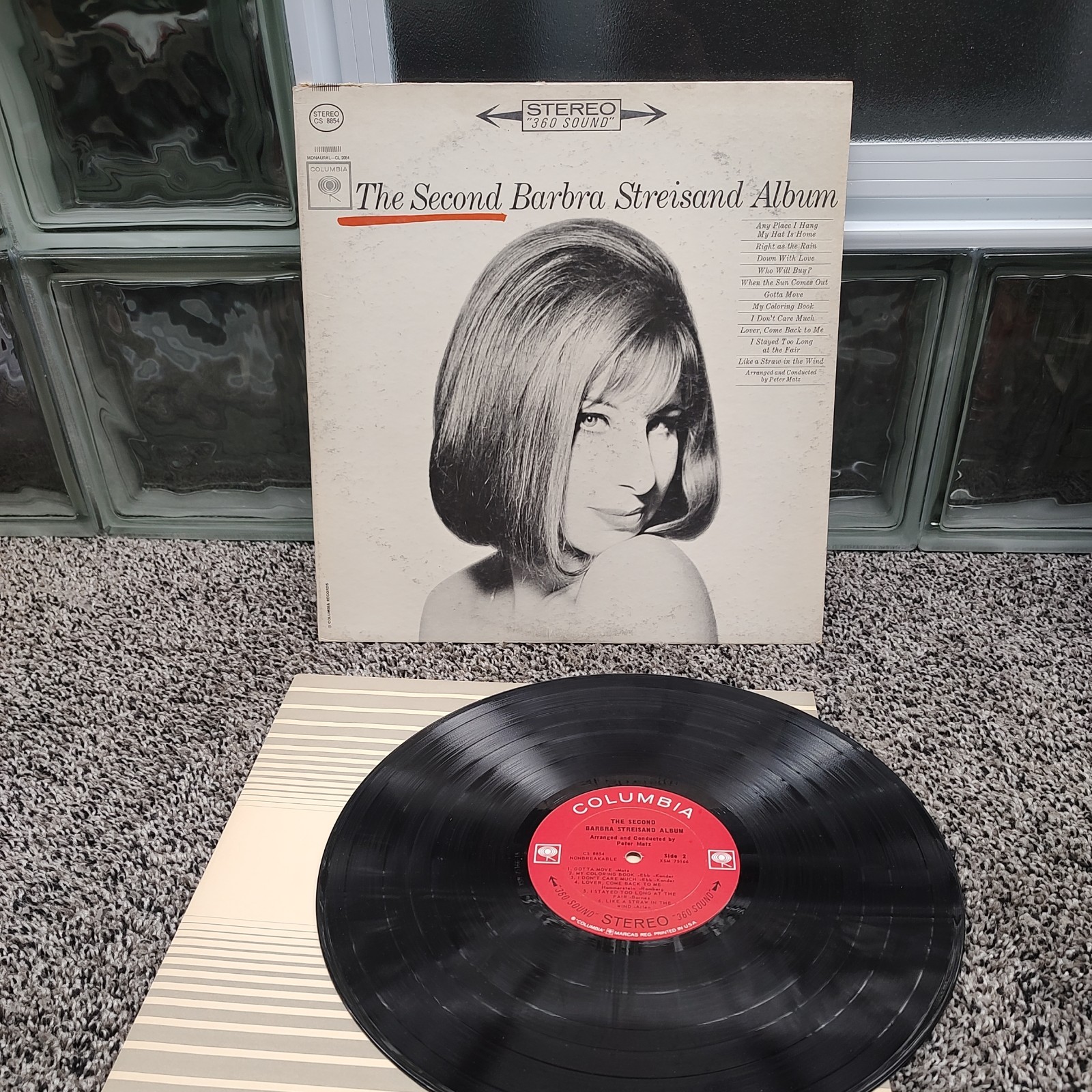 Barbra Streisand - The Second Album - 1963 LP Columbia Stereo vintage record